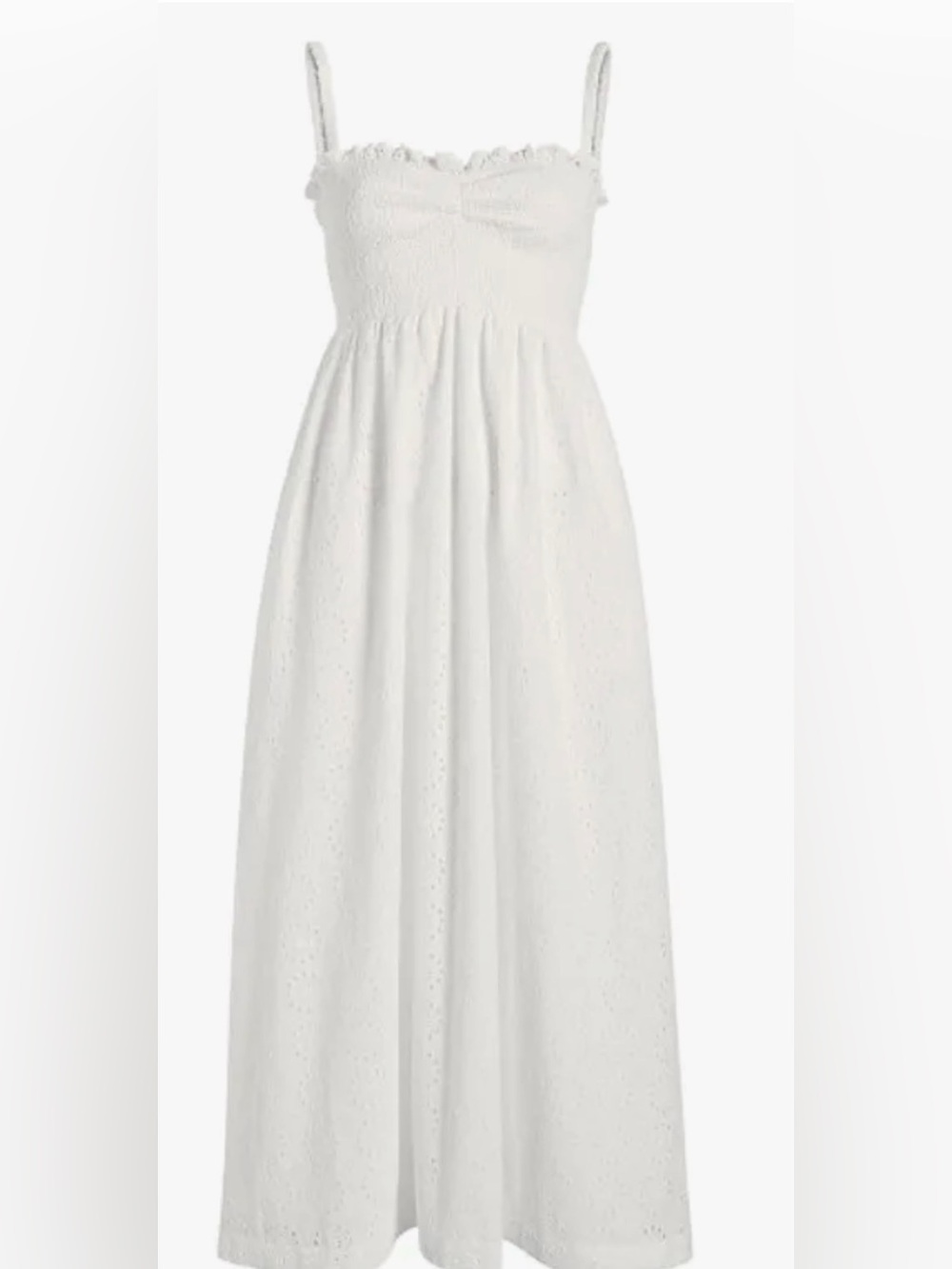 Hill House Home Eyelet Smocked Maxi Dress
New with tags • Size XS 🤍